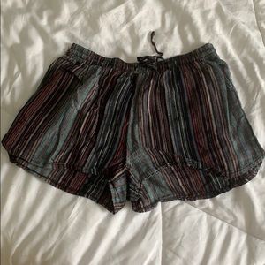 Womens multicolored shorts